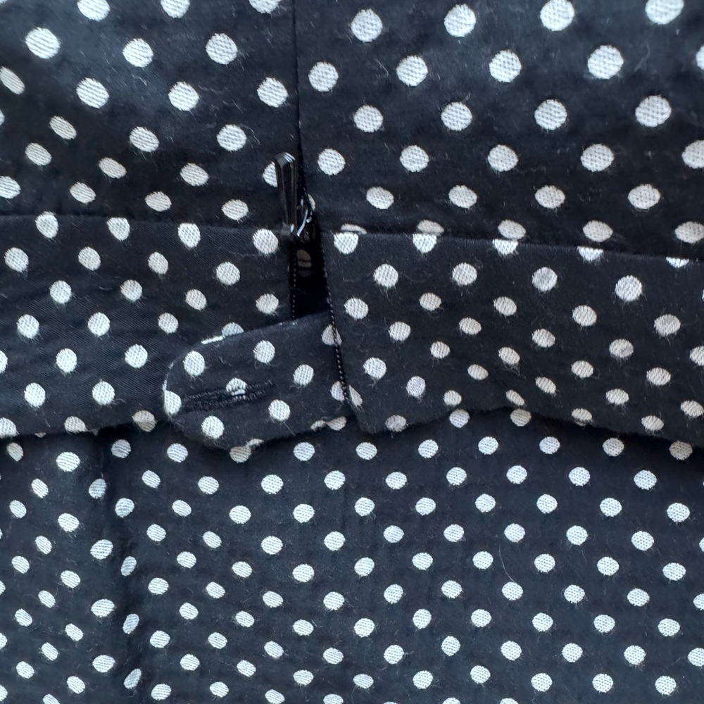Lilly Pulitzer Black and White Polka Dot Mini Skirt - Picture 7 of 7